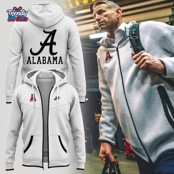 Alabama Crimson Tide x Coach Nate Oats 2025 Special Zip Hoodie