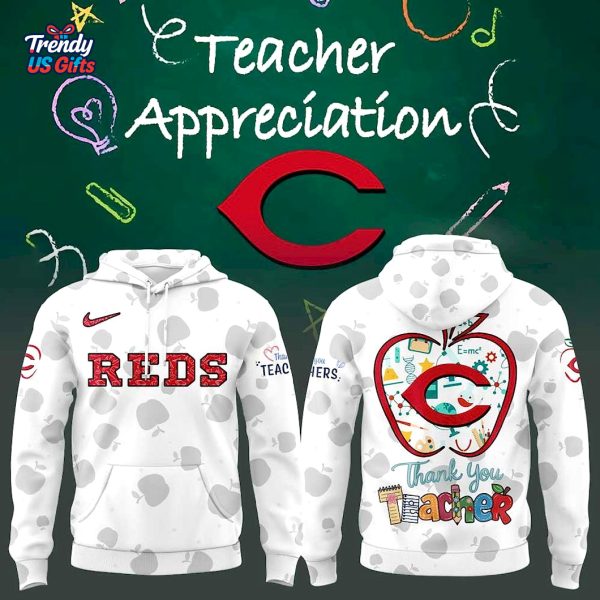 Cincinnati Reds Happy Teacher Day 2025 Limited Hoodie