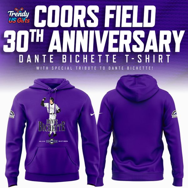 Colorado Rockies Coors Field 30th Anniversary 2025 Hoodie