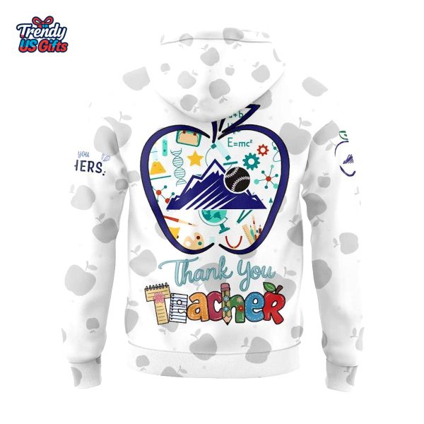 Colorado Rockies Happy Teacher Day 2025 Limited Hoodie