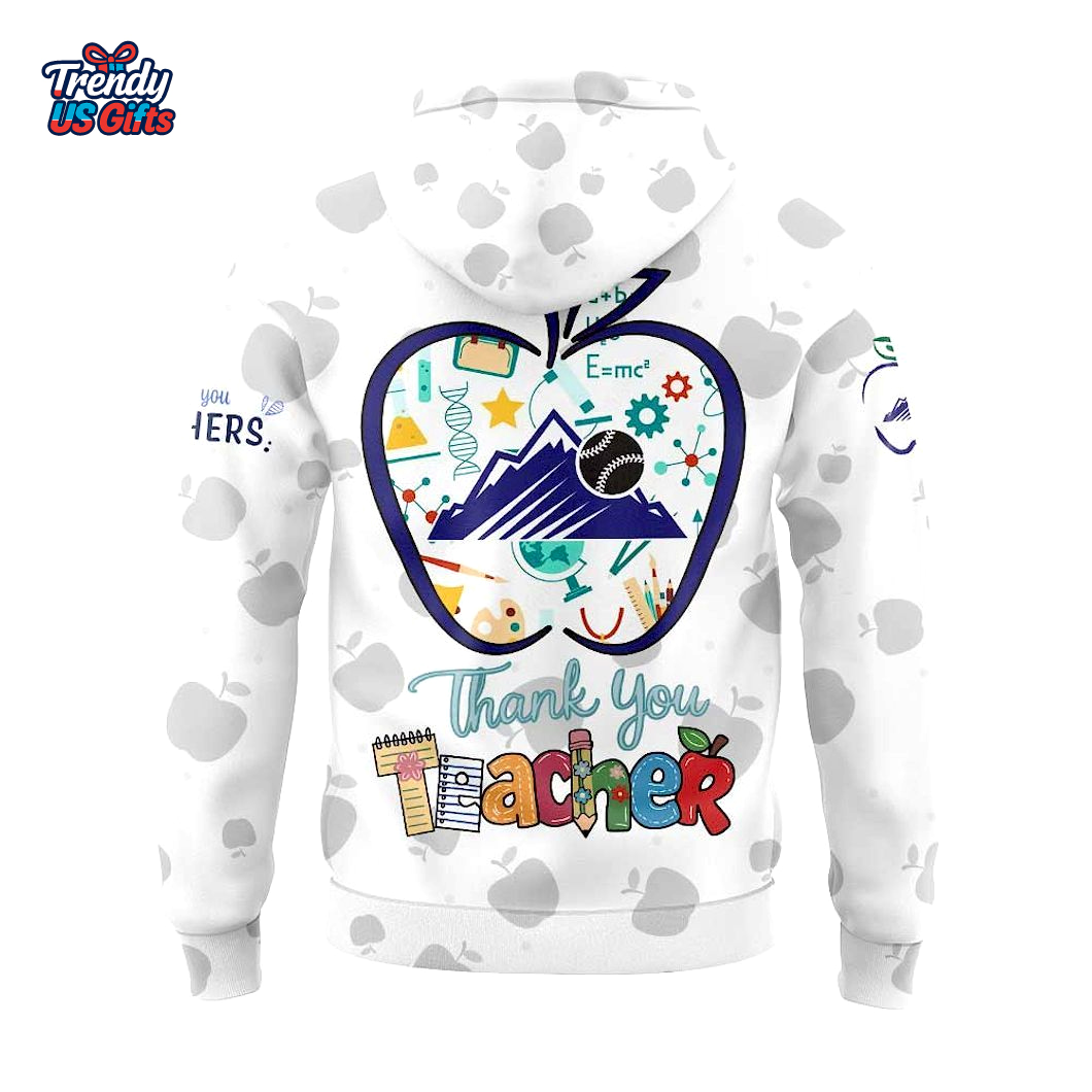 Colorado Rockies Happy Teacher Day 2025 Limited Hoodie Colorado Rockies Happy Teacher Day 2025 Limited Hoodie