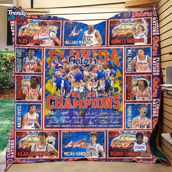 Florida Gators 2025 NCAA National Champions Fleece Blanket