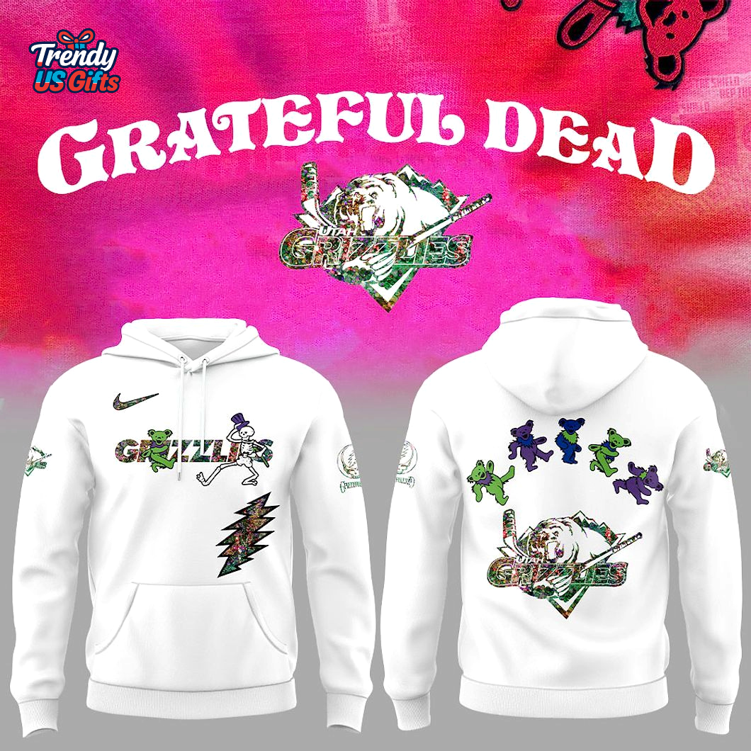 Grateful Dead Sports Utah Grizzlies Special 2025 Hoodie Grateful Dead Sports Utah Grizzlies Special 2025 Hoodie
