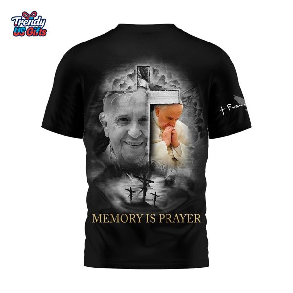 In God’s Arms Forever At Peace 1936-2025 Memory Is Prayer T-Shirt