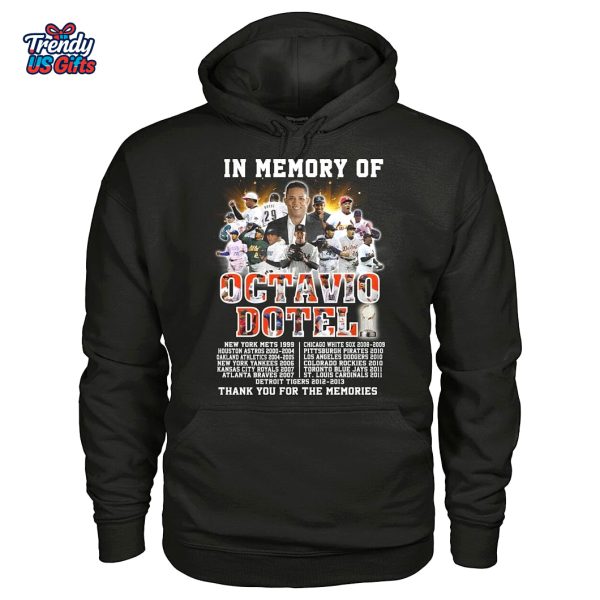 In Memory Of Octavio Dotel Thank You For The Memories T-Shirt
