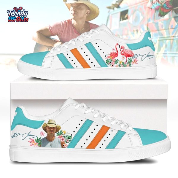 Kenny Chesney Beach Tour Flamingo Signature 2025 Stan Smith Shoes