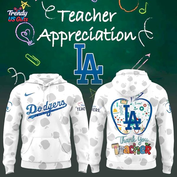 Los Angeles Dodgers Happy Teacher Day 2025 Limited Hoodie