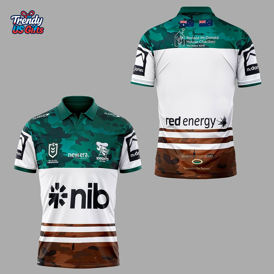 Newcastle Knights 2025 New Edition Polo Shirt Newcastle Knights 2025 New Edition Polo Shirt