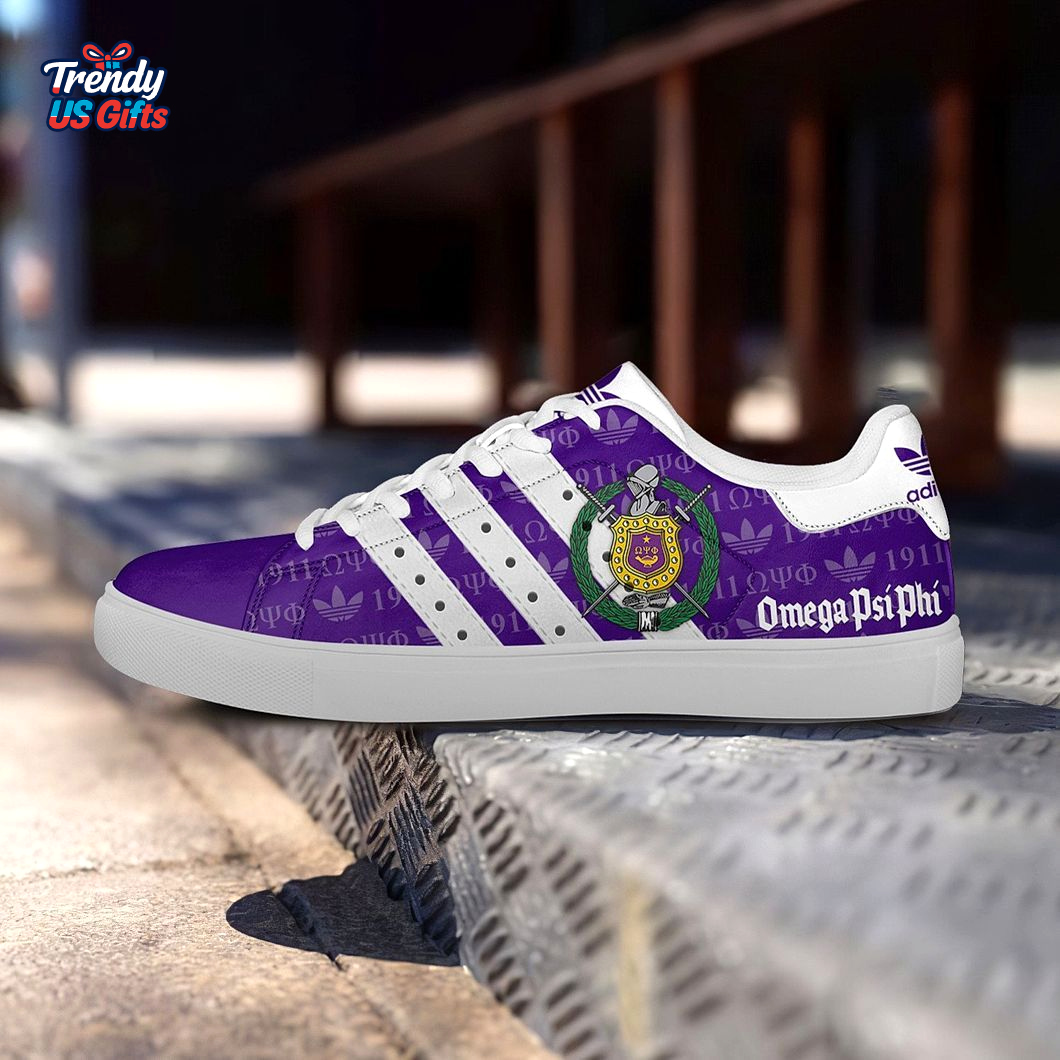 Omega Psi Phi New Edtiion 2025 Purple Stan Smith Shoes Omega Psi Phi New Edtiion 2025 Purple Stan Smith Shoes