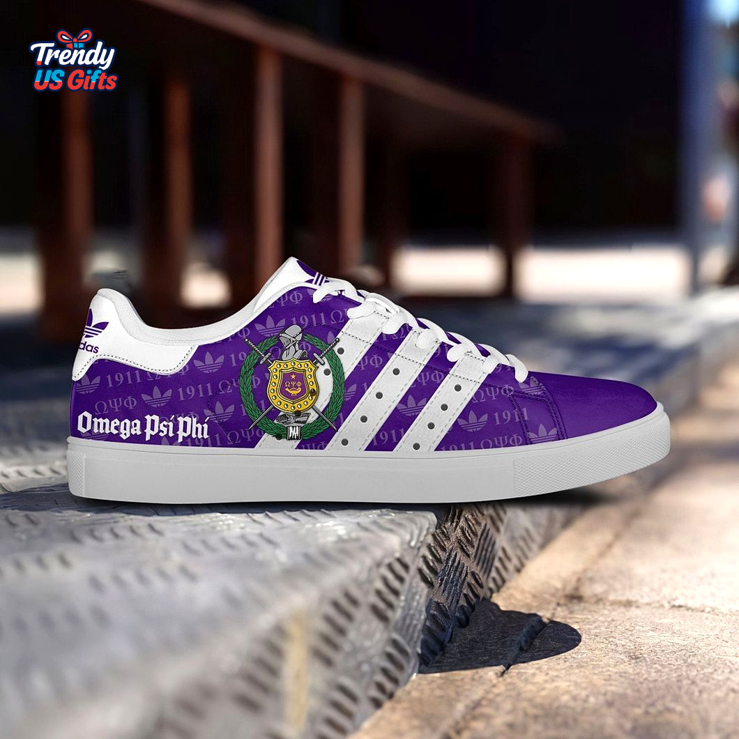 Omega Psi Phi New Edtiion 2025 Purple Stan Smith Shoes Omega Psi Phi New Edtiion 2025 Purple Stan Smith Shoes