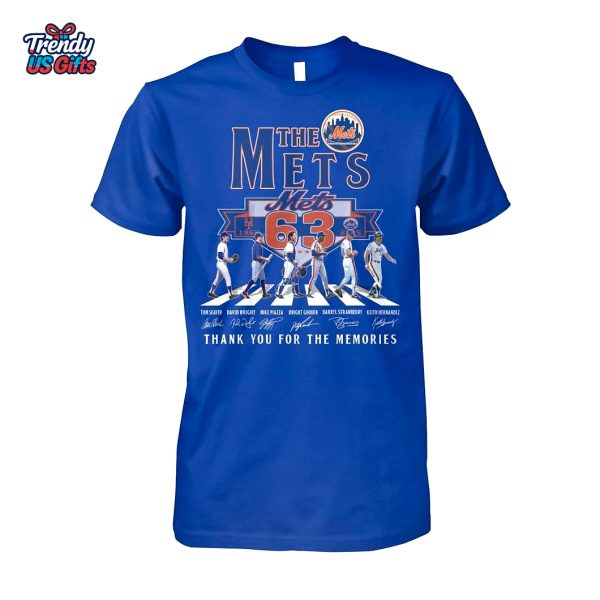 The Mets 63th Anniversary 1962-2025 Thank You For The Memories T-Shirt