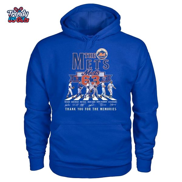 The Mets 63th Anniversary 1962-2025 Thank You For The Memories T-Shirt