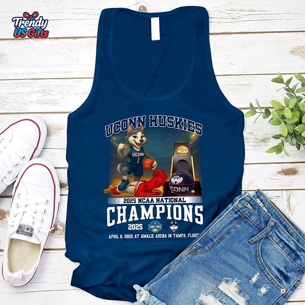 Uconn Huskies 2025 NCAA National Champions T-Shirt Uconn Huskies 2025 NCAA National Champions T-Shirt