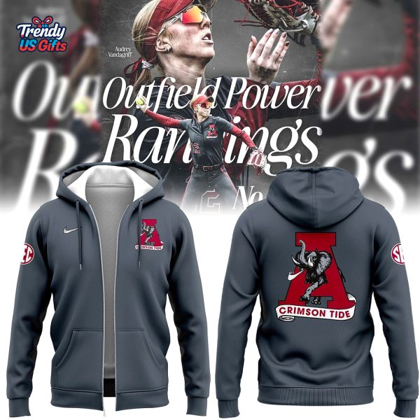 Uniform Alabama Crimson Tide Black 2025 Special Edition Zip Hoodie