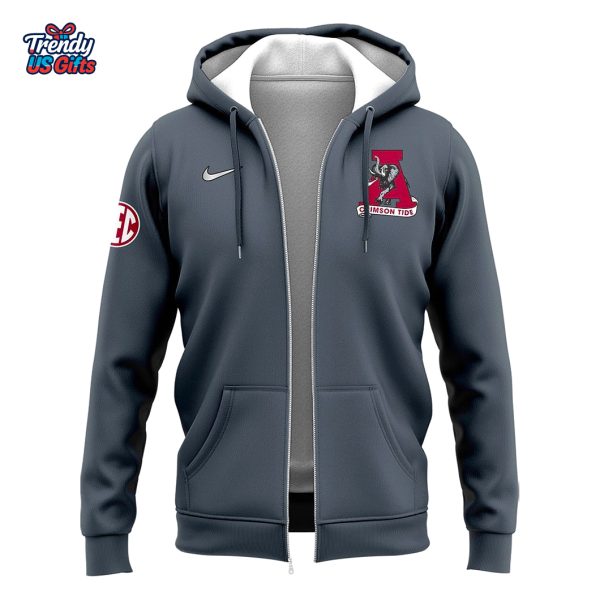Uniform Alabama Crimson Tide Black 2025 Special Edition Zip Hoodie