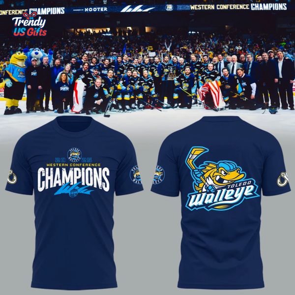 2025 ECHL Toledo Walleye Champions Premium T-Shirt