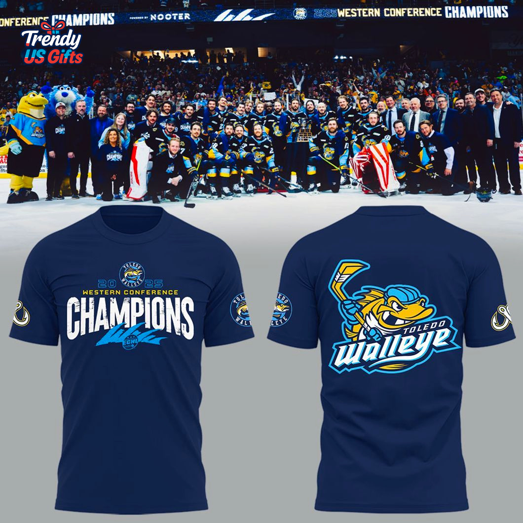 2025 ECHL Toledo Walleye Champions Premium T-Shirt 2025 ECHL Toledo Walleye Champions Premium T-Shirt