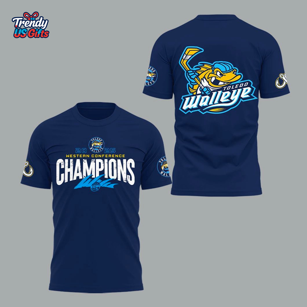 2025 ECHL Toledo Walleye Champions Premium T-Shirt 2025 ECHL Toledo Walleye Champions Premium T-Shirt