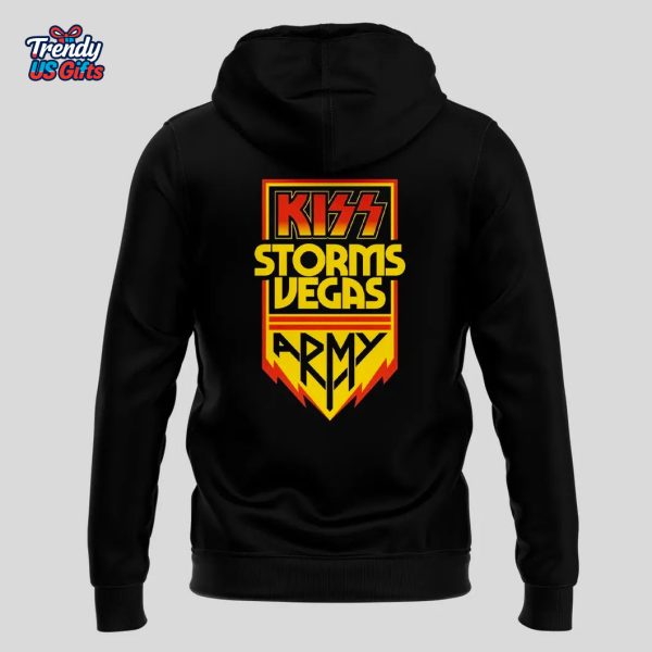 50 Years Of Kiss Storms Vegas Army 2025 Hoodie