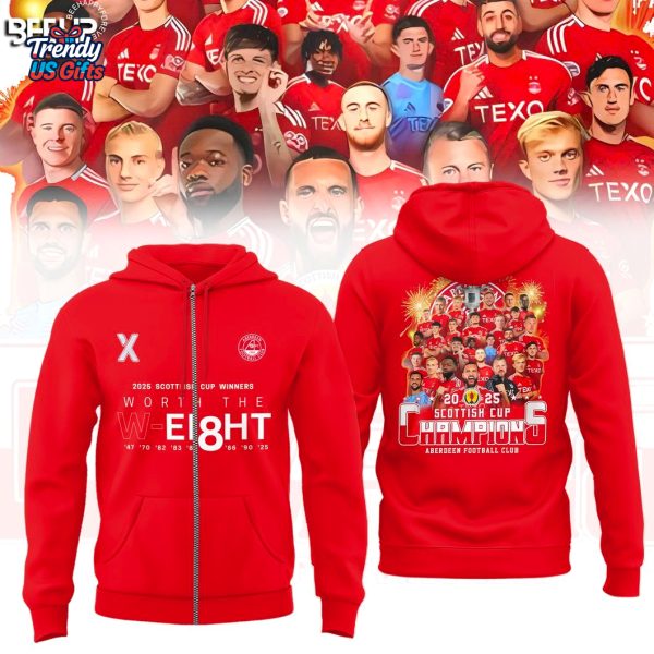 Aberdeen F.C Scotland Cup Winners 2025 Hoodie