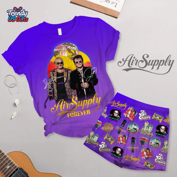Air Supply Forever 2025 For Fans Pajamas Set
