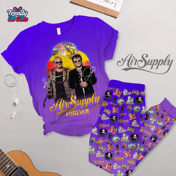 Air Supply Forever 2025 For Fans Pajamas Set