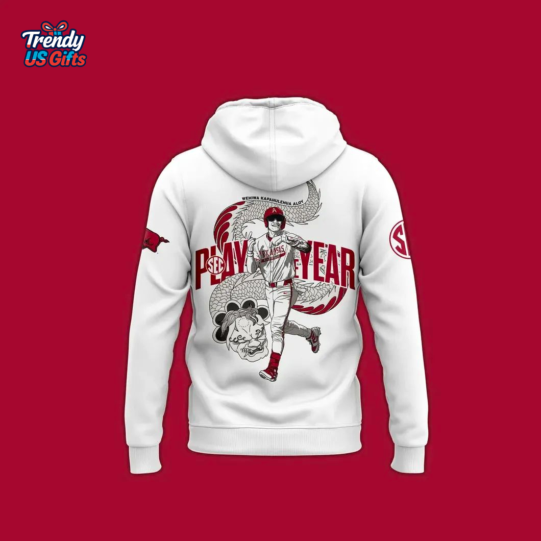 Arkansas Razorback Player Of The Year 2025 Hoodie Arkansas Razorback Player Of The Year 2025 Hoodie