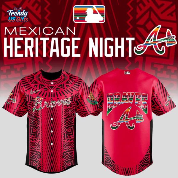 Atlanta Braves 2025 Mexican Heritage Jersey
