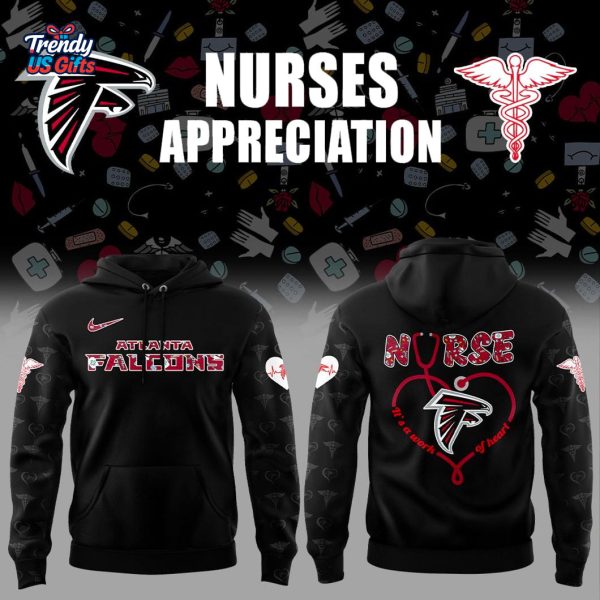 Atlanta Falcons Nurses Appreciation Day 2025 Hoodie