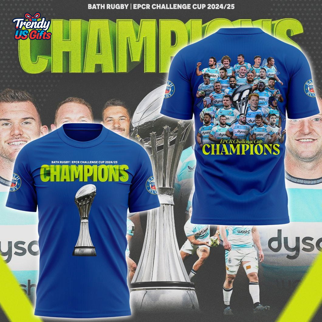 Bath Rugby Champions 2025 Special T-Shirt Bath Rugby Champions 2025 Special T-Shirt