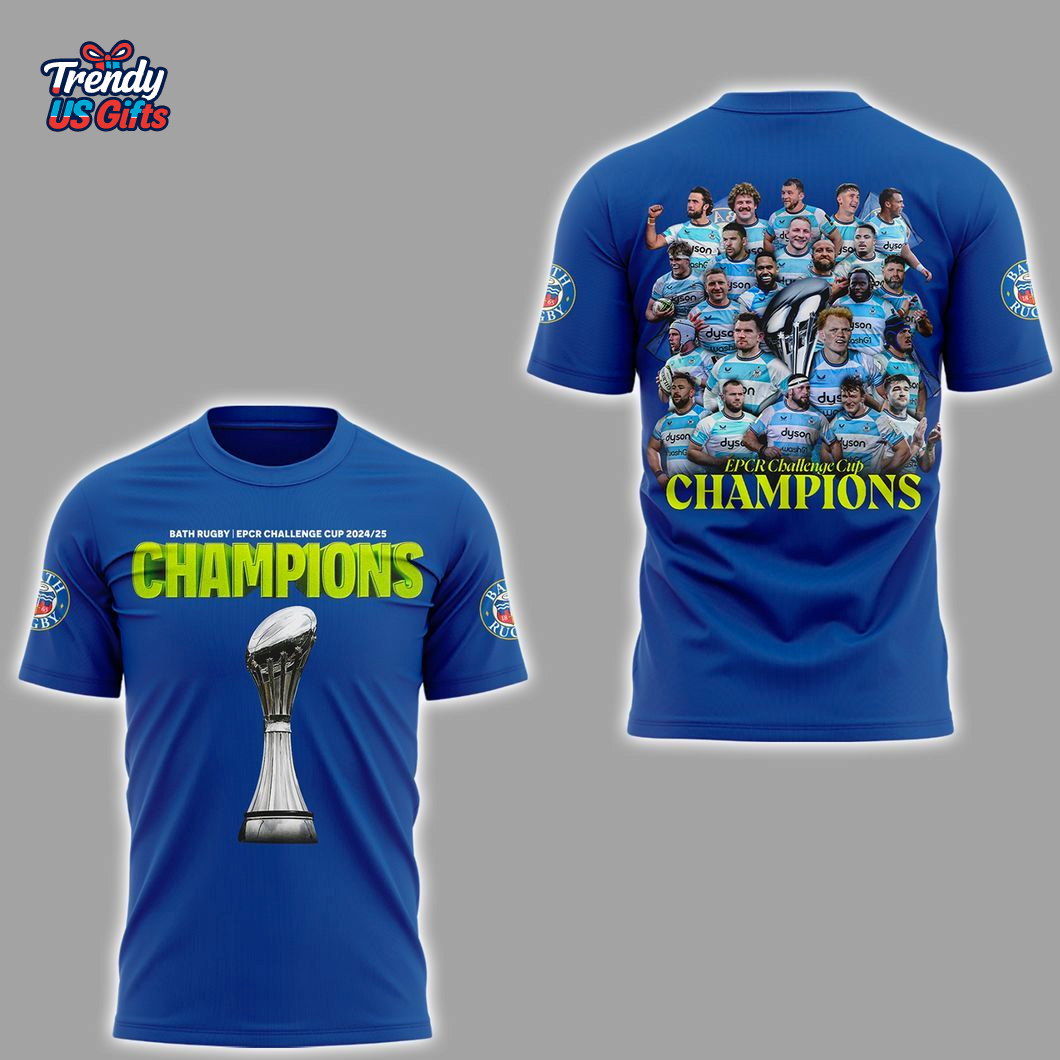Bath Rugby Champions 2025 Special T-Shirt Bath Rugby Champions 2025 Special T-Shirt
