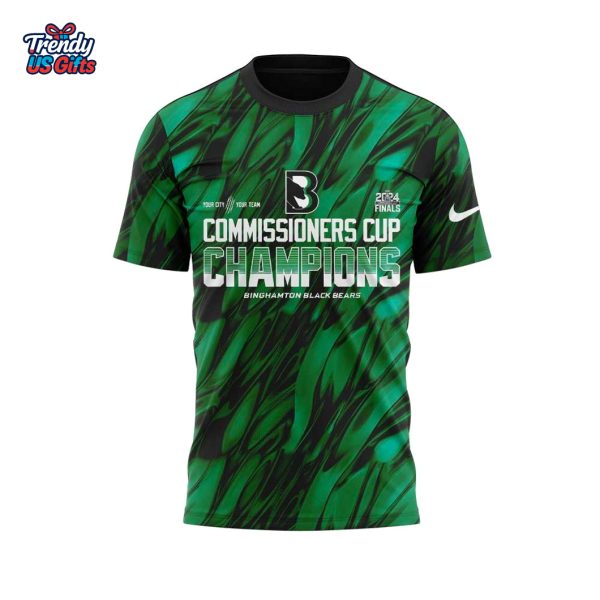 Binghamton Black Bears 2025 Commissioner Cup Finals Limited 3D T-Shirt