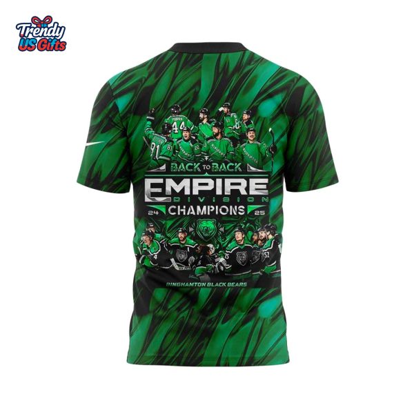 Binghamton Black Bears 2025 Commissioner Cup Finals Limited 3D T-Shirt