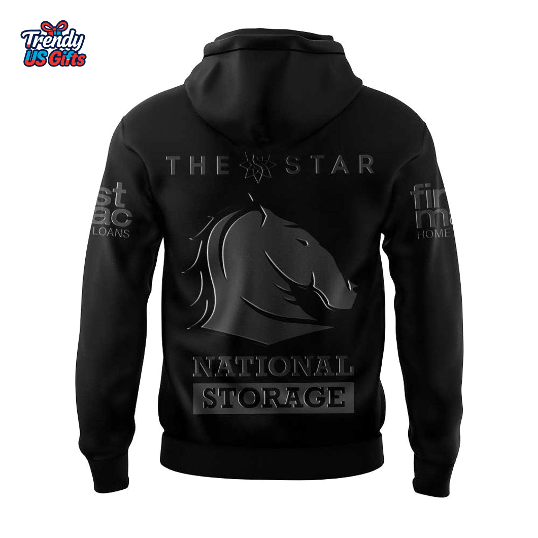 Brisbane Broncos Our 2025 Black Special Hoodie Brisbane Broncos Our 2025 Black Special Hoodie