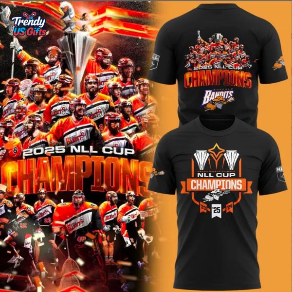 Buffalo Bandits Nll Cup Champions 2025 Winner T-Shirt