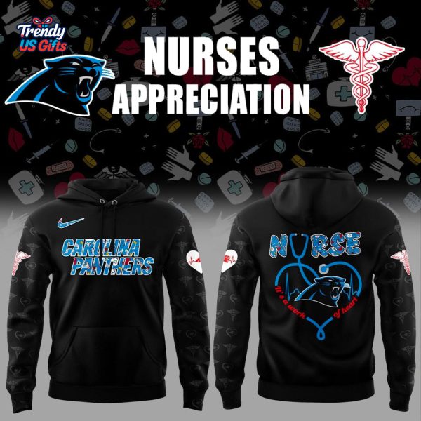 Carolina Panthers Nurses Appreciation Day 2025 Hoodie