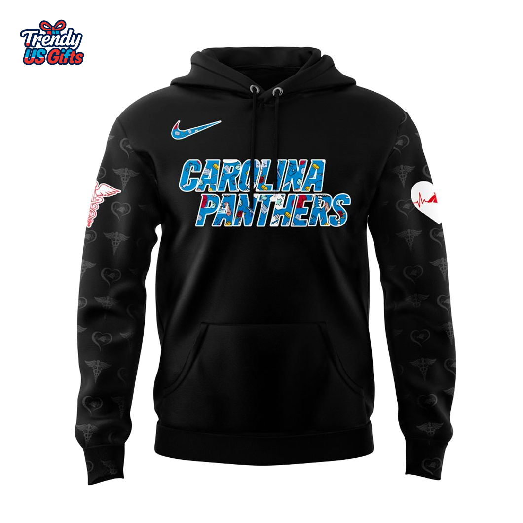 Carolina Panthers Nurses Appreciation Day 2025 Hoodie Carolina Panthers Nurses Appreciation Day 2025 Hoodie