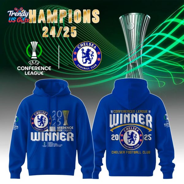 Chelsea FC 2025 Conference League Winner Hoodie
