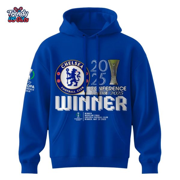 Chelsea FC 2025 Conference League Winner Hoodie