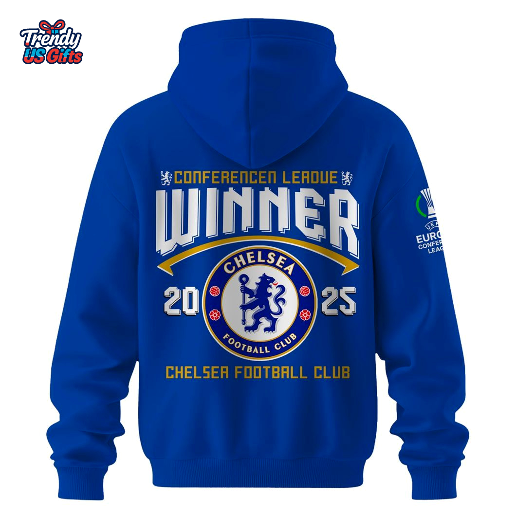 Chelsea FC 2025 Conference League Winner Hoodie Chelsea FC 2025 Conference League Winner Hoodie