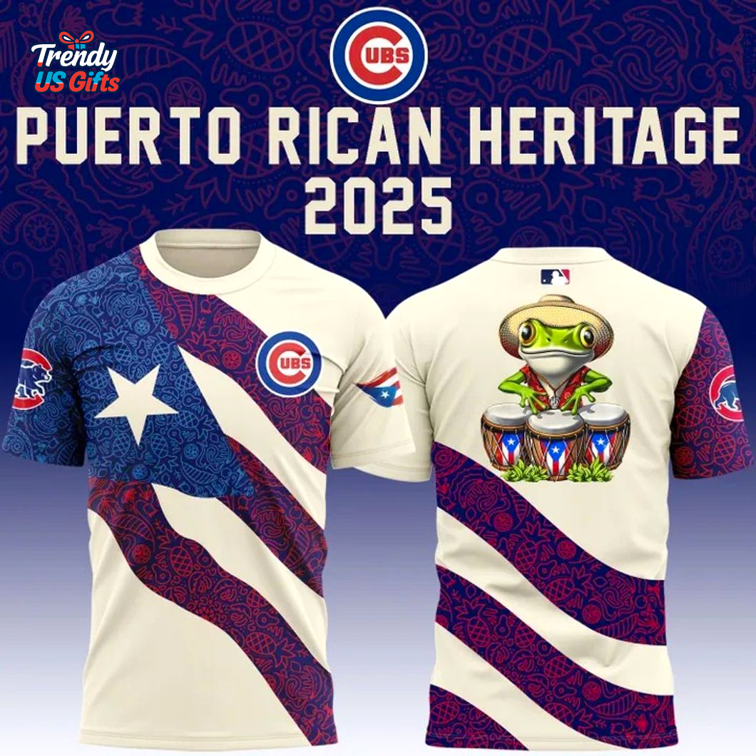 Chicago Club 2025 Purto Rican T-Shirt Chicago Club 2025 Purto Rican T-Shirt