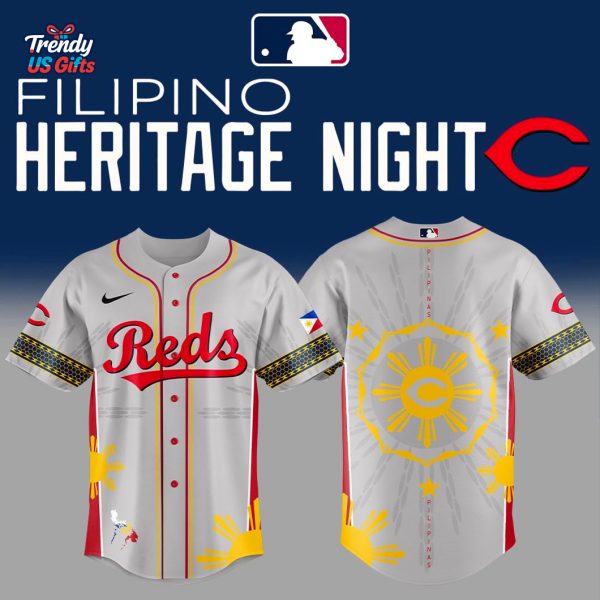 Cincinnati Reds x Filipino Heritage Night 2025 Jersey