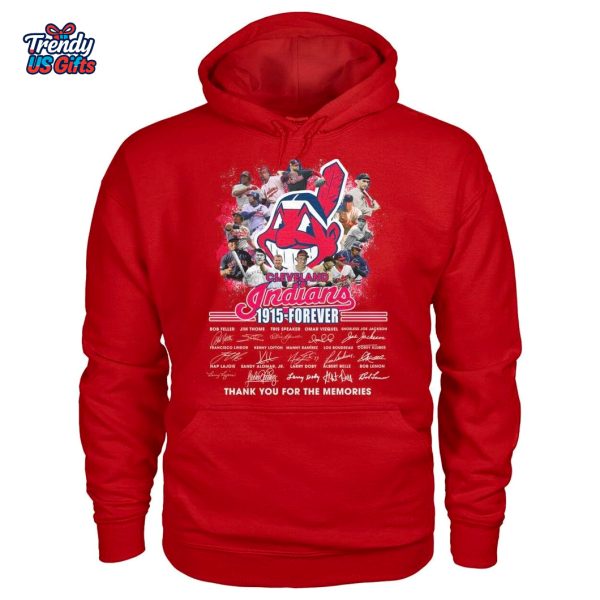 Cleveland Indians 1915 Forever 2025 Thank You For The Memories T-Shirt