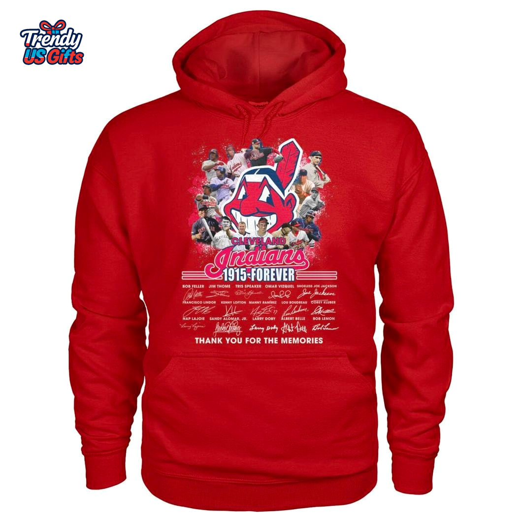 Cleveland Indians 1915 Forever 2025 Thank You For The Memories T-Shirt Cleveland Indians 1915 Forever 2025 Thank You For The Memories T-Shirt