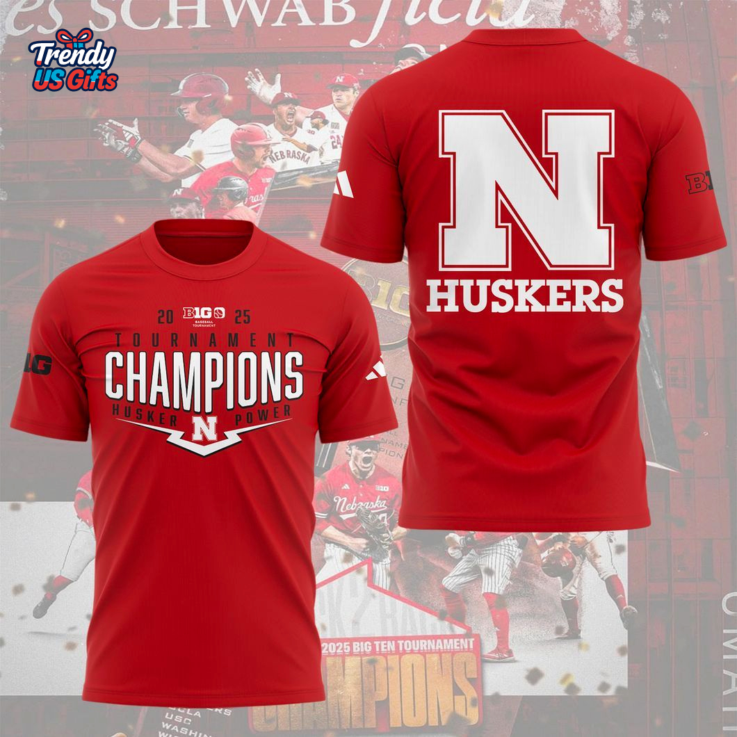 Cornhuskers Baseball Champions 2025 For Fans Premium T-Shirt Cornhuskers Baseball Champions 2025 For Fans Premium T-Shirt