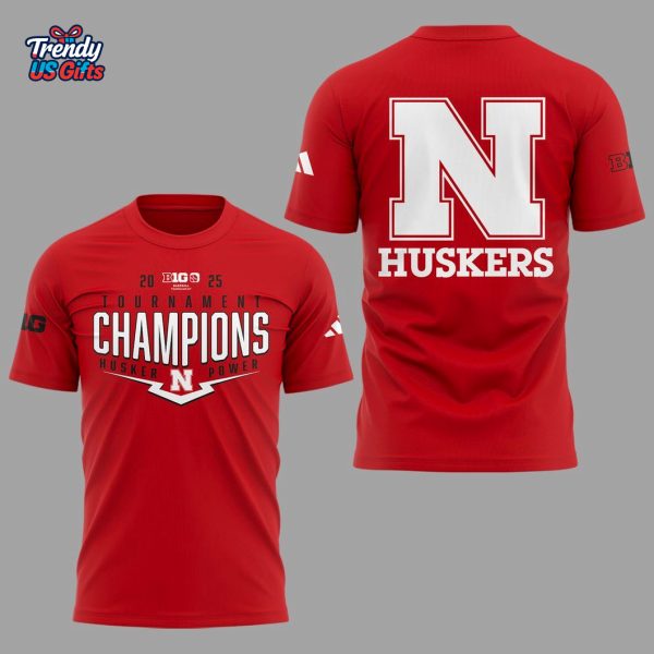 Cornhuskers Baseball Champions 2025 For Fans Premium T-Shirt