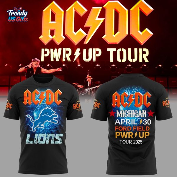 Detroit Power Up Tour 2025 T-Shirt