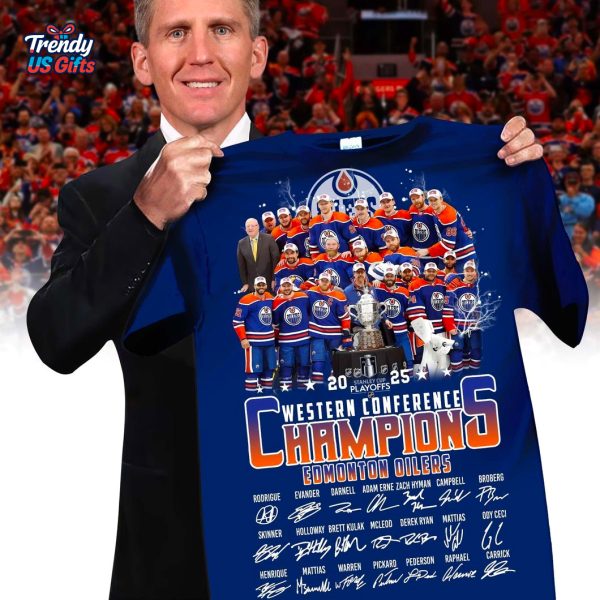 Edmonton Oilers 2025 Champions For Fans T-Shirt