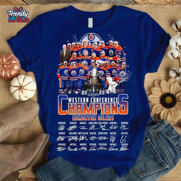 Edmonton Oilers 2025 Champions For Fans T-Shirt