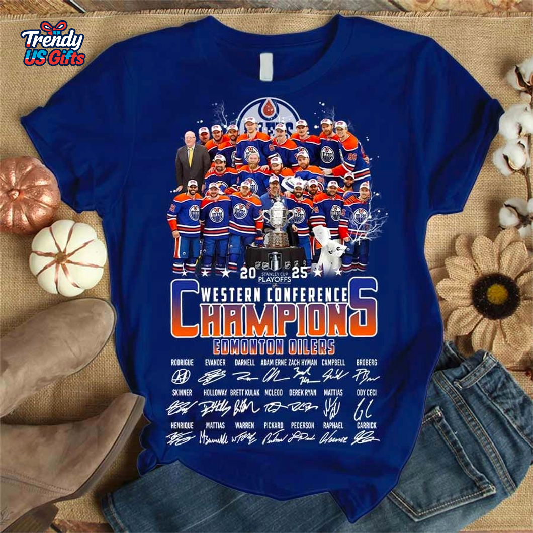 Edmonton Oilers 2025 Champions For Fans T-Shirt Edmonton Oilers 2025 Champions For Fans T-Shirt